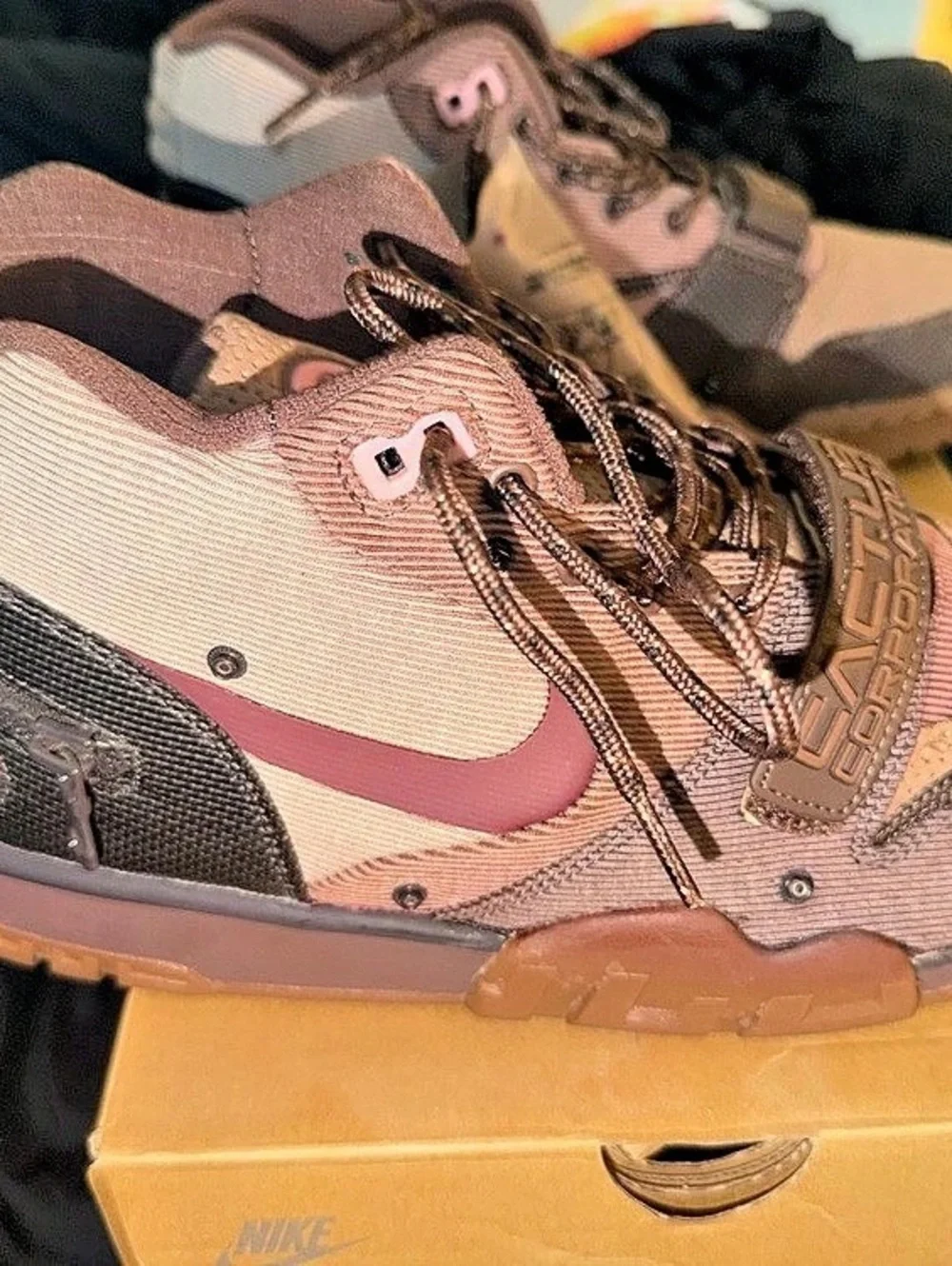 Nike Cactus Corporation Pink & Brown Sneakers